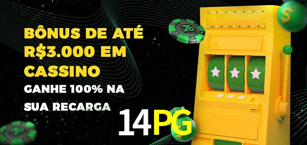 14PG melhor bônus de depósito